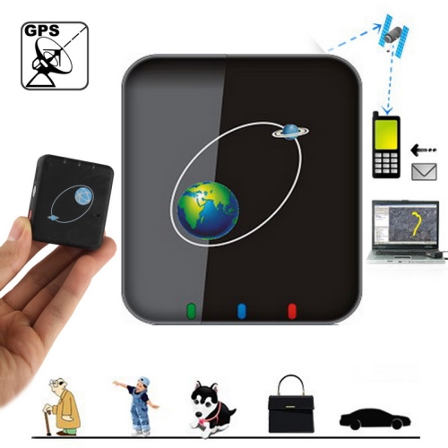 Mini GPS Tracker, Built-in SIM Position, Mic - Click Image to Close